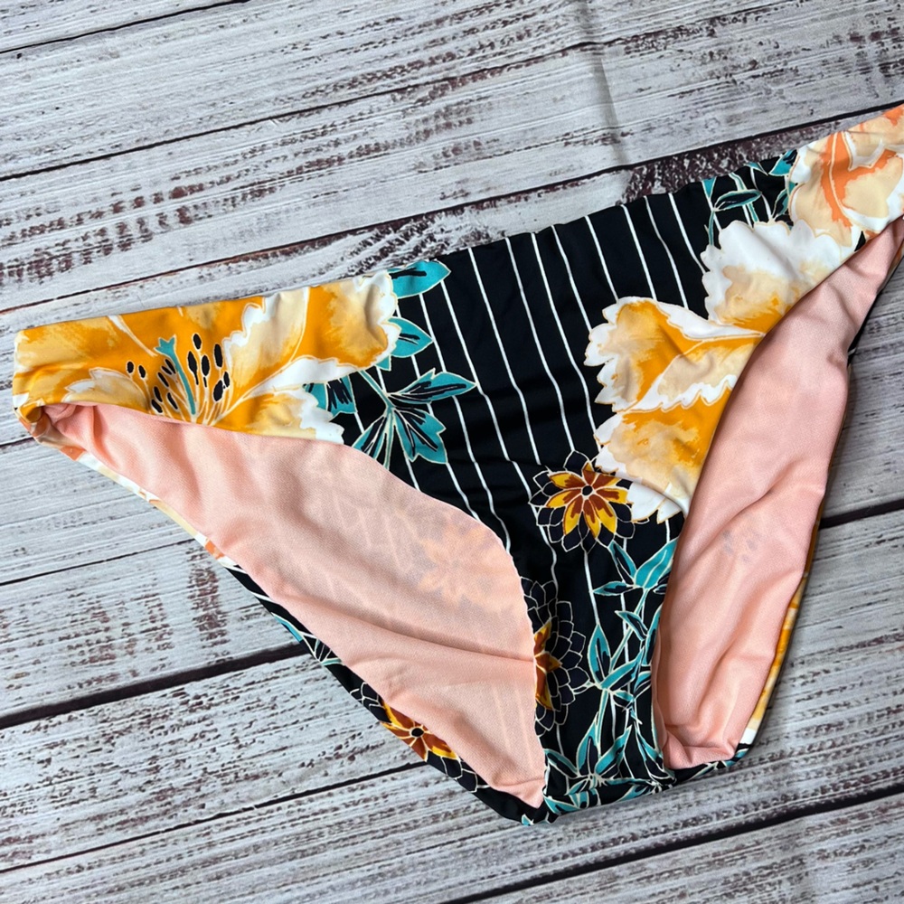Bar III Floral Bikini Swim Bottom